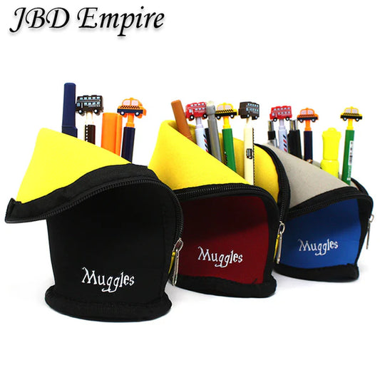 50 Count - Harry Potter Style Standing Pencil Case / Make up holder NEOPRENE Material