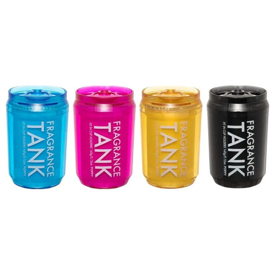 Diax Fragrance Tank Air Freshener with a sleek, modern design and visible scent control features.