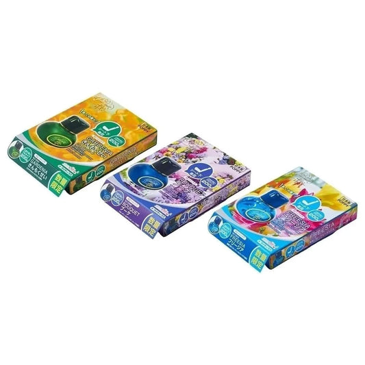 Diax Gracemate Poppy underseat air freshener with floral design in a sleek package, designed to freshen car interiors discreetly