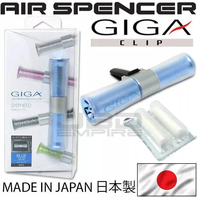 Air Spencer Giga Slypheed vent air freshener with sleek design for freshening car interiors.