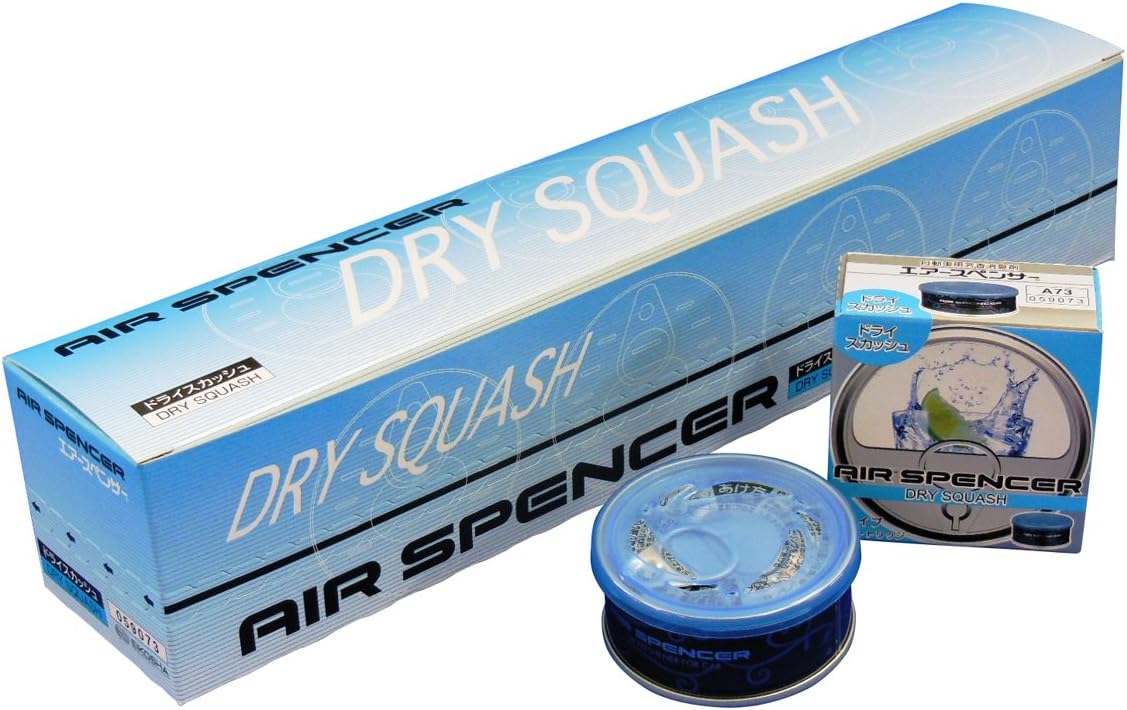 Ten Air Spencer dry squash air freshener cartridges, compact and designed for car air freshener systems.