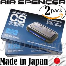 Two Air Spencer CS-X3 Squash air freshener refills with C-10 Squash scent, featuring sleek packaging and vibrant label design.