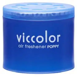 Box of 30 Diax Viccolor disposable gloves with blue nitrile material, shown in a sealed package.