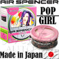 Air Spencer 10-pack Air Freshener Cartridge featuring a colorful Pop Girl design, made in Japan for fresh, pleasant vehicle scent.