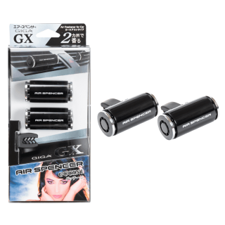 Pink Air Spencer Giga GX2 vent air freshener with a sleek design, suitable for car vents and freshening the interior.