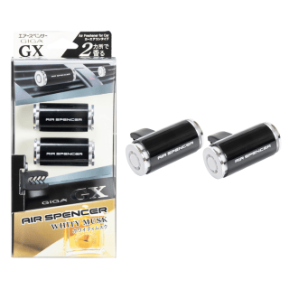 Pink Air Spencer Giga GX2 vent air freshener with white musk scent, designed for car ventilation systems.