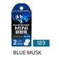 Blue Musk Air Spencer MINI Series vent air freshener refill showing packaging and product details.