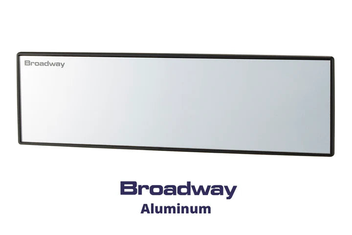 Exizzle-Line Co. Ltd Broadway Mirror ワイドミラー with aluminum frame, wide reflective surface, designed for stylish interior decor.