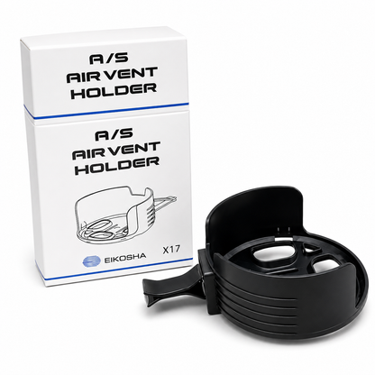EIKOSHA Air Spencer A/S Air Vent Holder for Can Air Freshener Cartridge Black