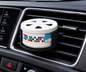 EIKOSHA Air Spencer A/S Air Vent Holder for Can Air Freshener Cartridge Black
