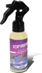 Treefrog Top Fresh fragrance mist spray bottle with 18-count set, featuring a sleek design and refreshing scent.