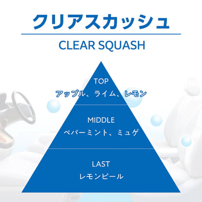 Wide Shoshu bottle by Carall, featuring a clear squash flavor with a wide mouth design, shown in a close-up image.